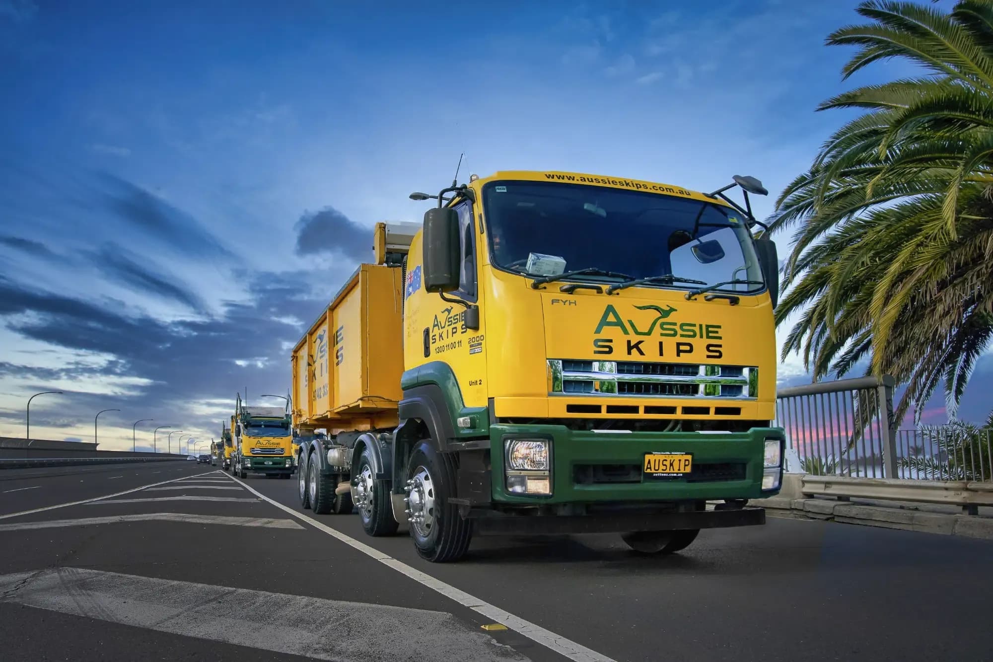 aussie skips trucks