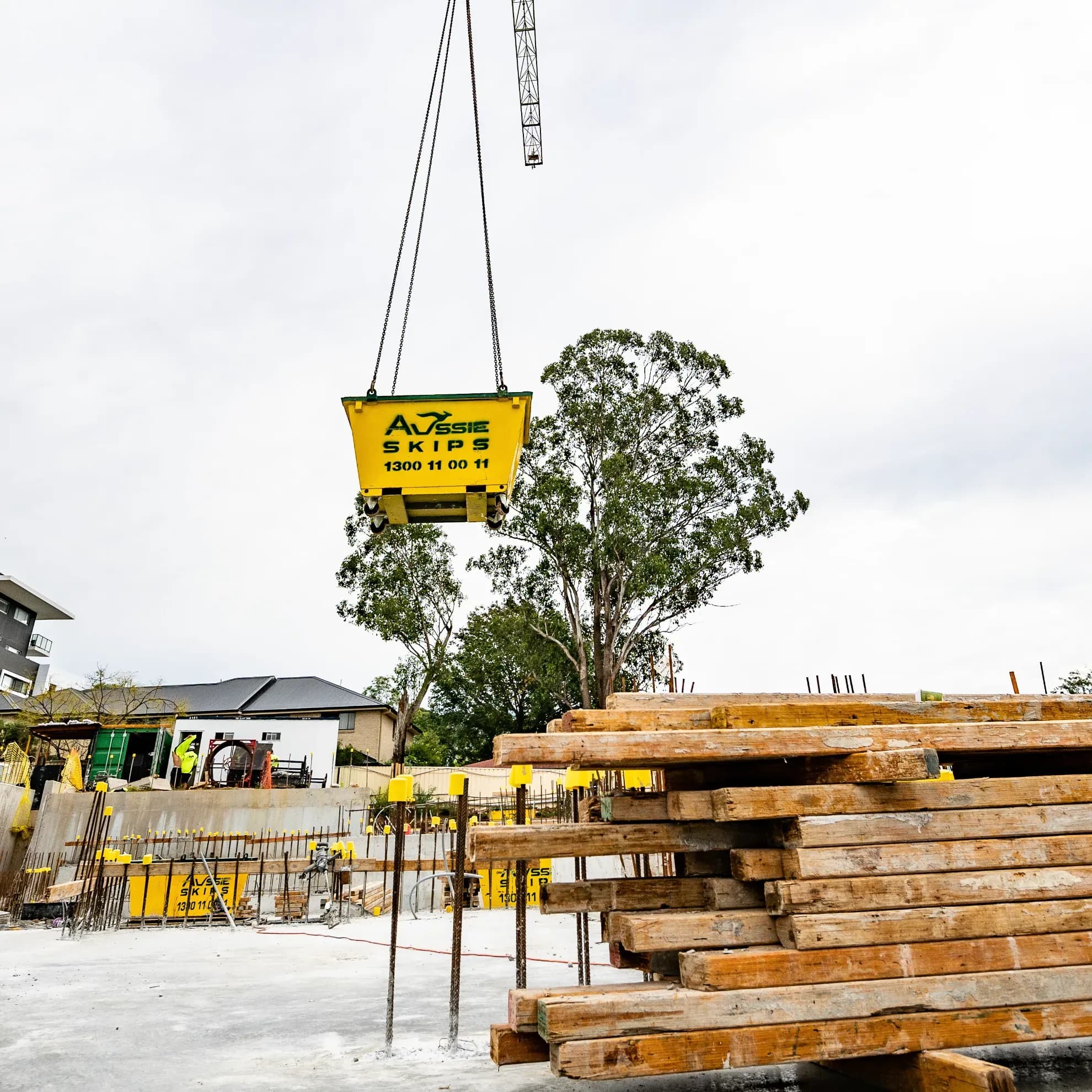 Aussie Skip bin delivery to trade and construction